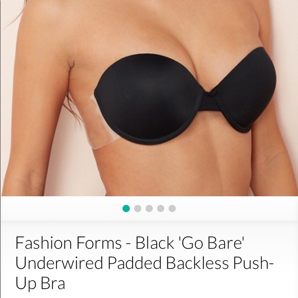 go bare ultimate boost backless strapless bra